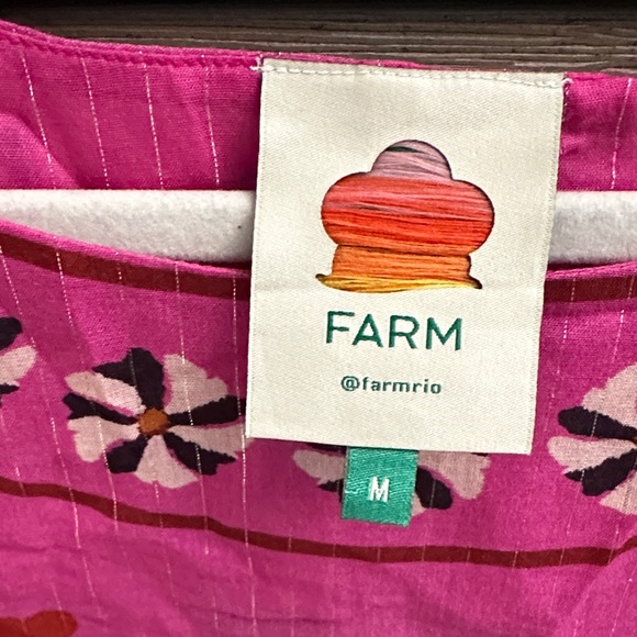 FARM Rio Pink and Red Floral Tunic - Picture 3 of 5